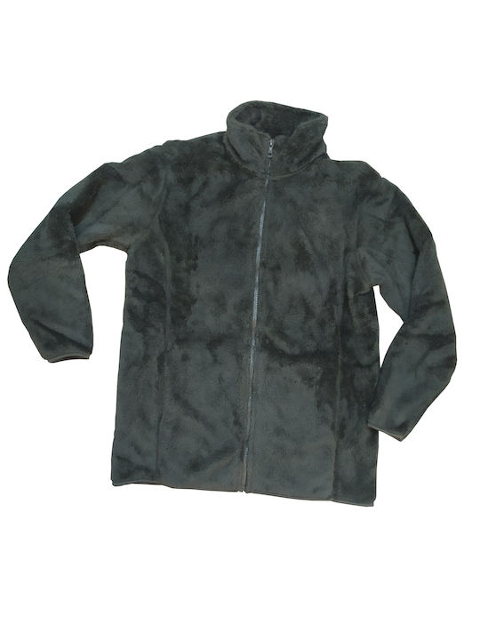 Noidinotte Παιδική Ρόμπα Χειμωνιάτικη Fleece Χακί