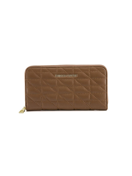 Enrico Coveri Large Women's Wallet Brown