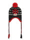 Deadpool Badge Laplander Kinder Beanie Gestrickt Schwarz