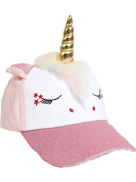 Tatu Moyo Kinderhut Jockey Stoff Rosa