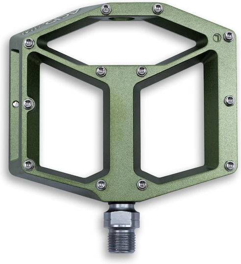 CUBE A3-ZP Pedale de bicicletă Platforma Verzi
