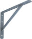 ERGOhome Heavy-Duty Galvanized Corner Shelf Gray 330x500mm 580106.0002