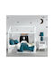 Caravelshop Детска стикерна за стена Стена 130x120бр