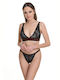 Miss Rosy Schwarz Damen Bralette-BH