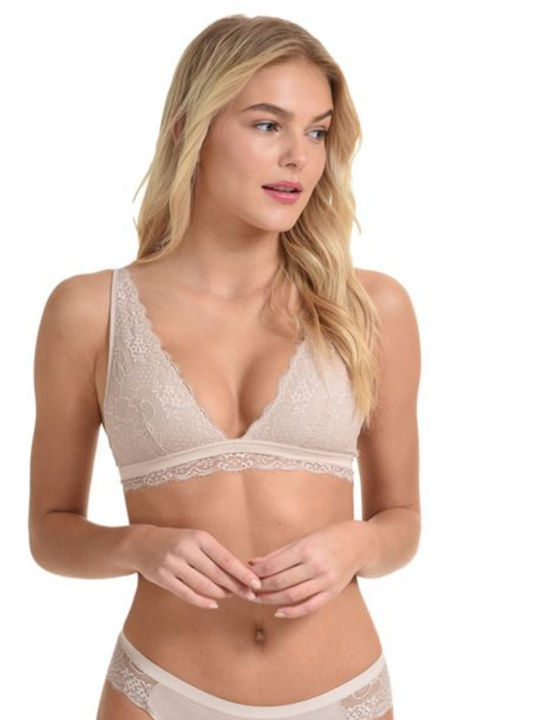 Miss Rosy Women's Bralette Bra Beige