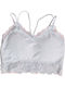 Potre Women's Bralette Bra Gray