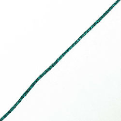 Κορδόνι Πλεκτό Τυρκουαζ Lurex 0.3cm Μέτρο