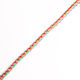 Vostex Schnürsenkel Polyester Rund Orange