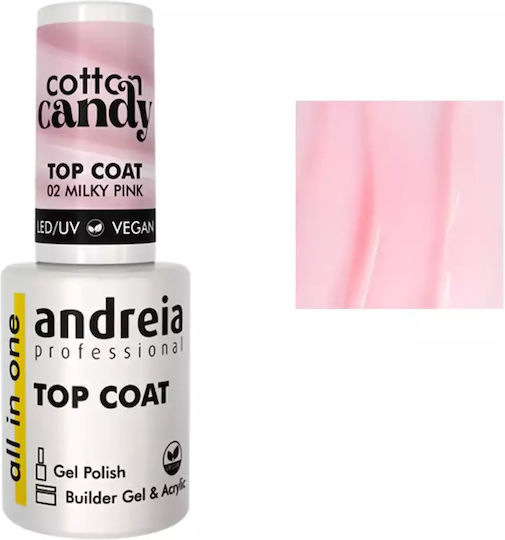 Andreia Professional Top Coat για Ημιμόνιμα Βερνίκια 10.5ml