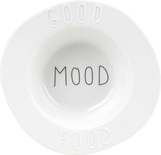 Raeder Dip Serving Bowl Round made of Porcelain White with Diameter 12cm