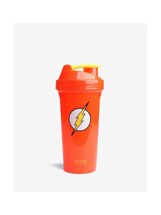 SmartShake SuperHero Shaker Πρωτεΐνης 800ml Πλαστικό Πορτοκαλί