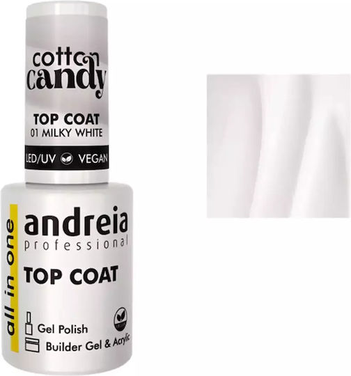 Andreia Professional Top Coat για Ημιμόνιμα Βερνίκια 10.5ml
