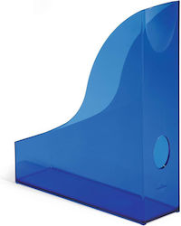 Durable Θήκη Περιοδικών Αρχείου Πλαστική Μπλε 73x3x30.6εκ.