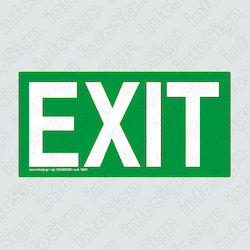 Infosign Self-adhesive Sign Exit 16521