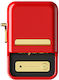 Niimbot Elektronisch Tragbarer Etikettendrucker 1 Zeile in Rot Farbe
