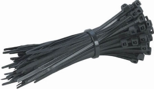 Bostik Den Braven Δεματικά Καλωδίων Πλαστικά 250mmx4.8mm σε Μαύρο χρώμα (100τμχ) (06303)