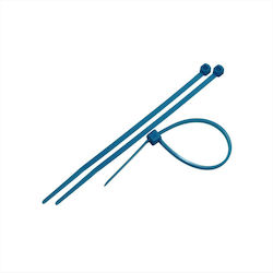 Elematic Δεματικά Καλωδίων Πλαστικά 200mmx35mm σε Μπλε χρώμα (100τμχ) (009394)