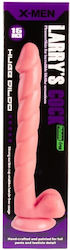 X-Men Dildo Ρεαλιστικό Dildo με Όρχεις και Βεντούζα 38cm