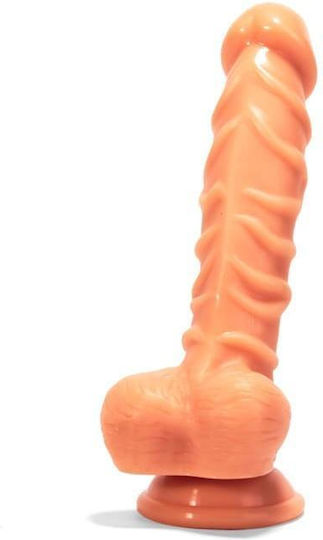 X-Men Ρεαλιστικό Dildo με Όρχεις και Βεντούζα Flesh 21cm