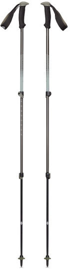 Black Diamond Telescopice Baston de trekking din aluminiu 1 buc Negru