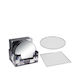 Zaros Schminkspiegel Tischgerät 15cm Silber