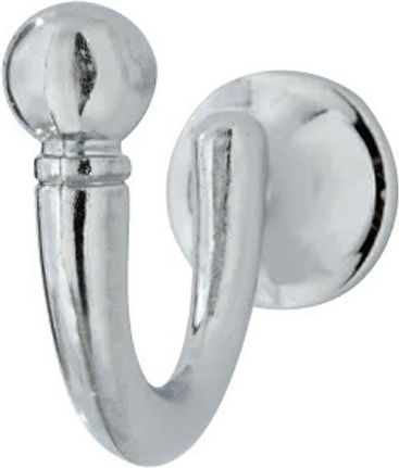Import Hellas Holdback Perete din Metal Argintiu 1buc Import Hellas Holdback Perete din Metal Argintiu 1buc
