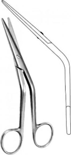 Hilbro Ιατρικές Ψαλίδια Gebogen 16cm