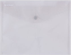 Donau Folder with Button for Paper A5 Gray