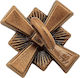 Vrochidis Metallic Memorial Decor 6x6x6cm