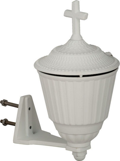 Vrochidis Aluminum Grave Censer 11x11x11cm