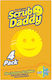 Scrub Daddy Scrub Daddy Set Bureți de bucătărie Galbeni 4buc