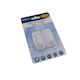 Sidirela Giga E-3798 Agățătoare cu închizător Hoop & Loop Plastice Albe 2buc