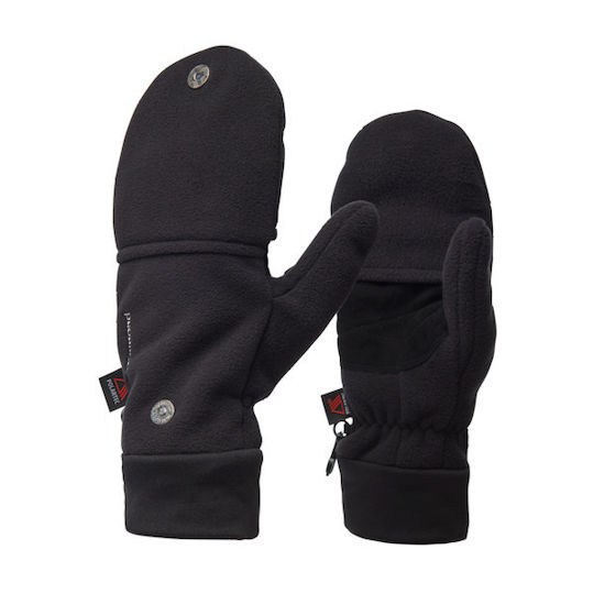 Black Diamond Γάντια Ορειβασίας Mittens με Αντιανεμική Προστασία Μαύρα