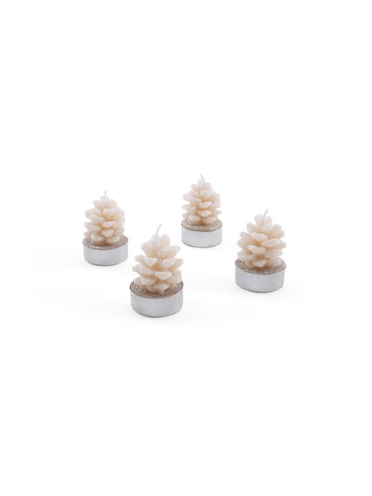 La Redoute Interieurs Crăciun Lumânare Bej 3.5cm. 4buc