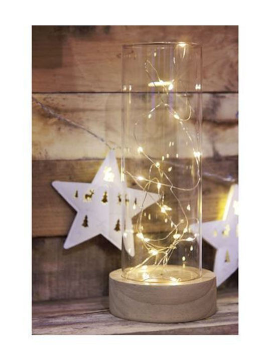 Beleuchtet Weihnachtliche Glas Figur Vase
