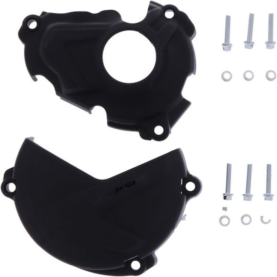 Polisport Motorcycle Engine Cover Protector Yamaha YZ450F Black
