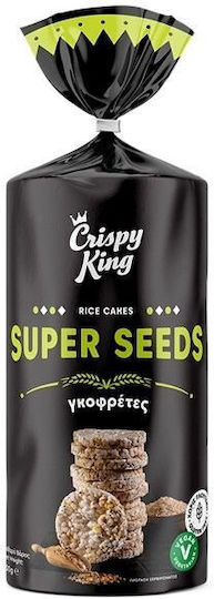 Crispy King Rice Wafers with flavor Superseeds Gluten Free 100gr