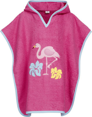 Playshoes Kinder Strandponcho Rosa