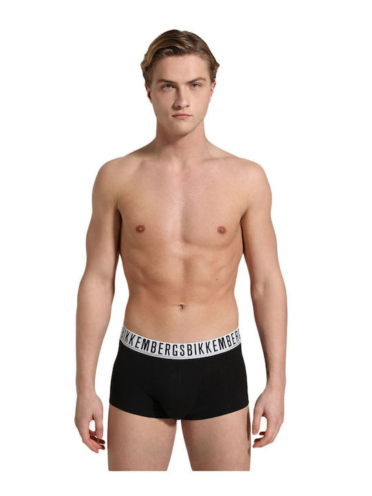 Bikkembergs Herren Boxershorts Schwarz 3Packung