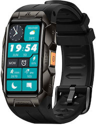 Kospet Tank X1 Smartwatch με Παλμογράφο (Μαύρο)