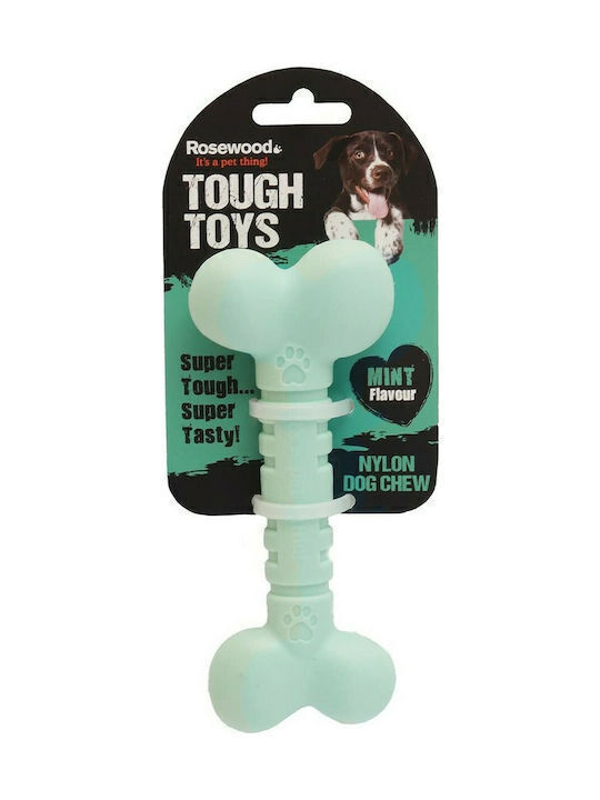 Rosewood Tough Toys Bone Toy for Puppy Chewable Green 1pcs
