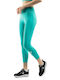 Venimo Women's Cropped Training Legging Turquoise