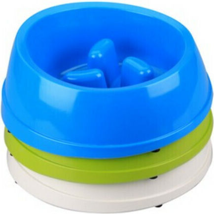 M-Pets Μπολ Φαγητού Αργού Ταΐσματος για Σκύλο 900ml σε Λευκό Χρώμα