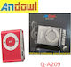 Andowl Q-A209 MP3 Player με Οθόνη LCD Κόκκινο