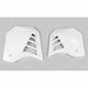 UFO Motorcycle Radiator Protector Yamaha YZ 125 White