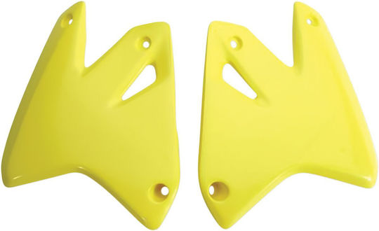 UFO Motorcycle Radiator Protector Yellow