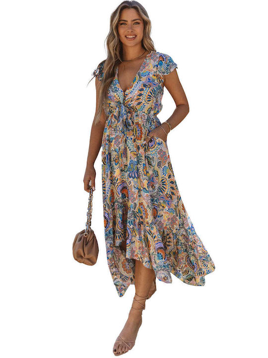 Amely Summer Midi Dress Floral