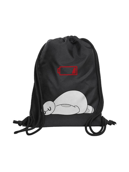 Koupakoupa Baymax battery low Gym Backpack Black