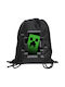 Koupakoupa Minecraft creeper Gym Backpack Black