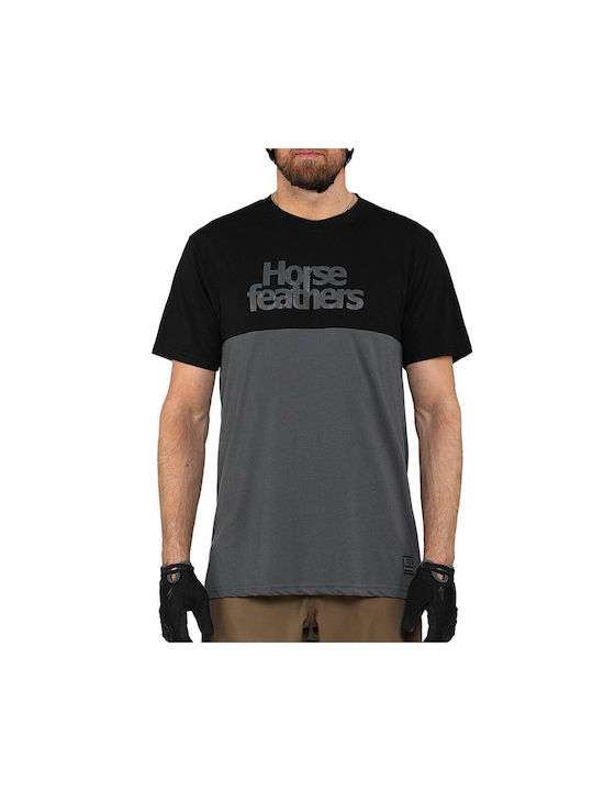Horsefeathers Short Sleeves Cycling Jersey Black